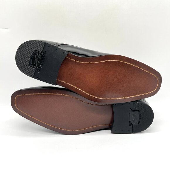 Florsheim Mens Size 7‎ Tuxedo Plain Toe Black Patent Leather Oxfords Dress Shoes - Picture 9 of 12